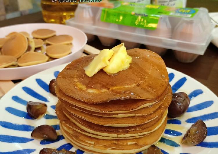 Resepi 🥞Doracake (pancake+dorayaki) yang Praktis