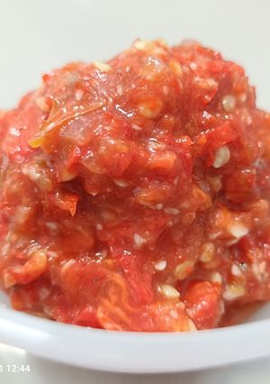 Foto resep Sambel Terasi Kukus seger