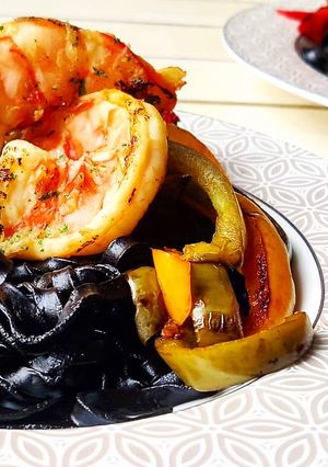 Une photo de ⭐⭐⭐Gambas maître d'hôtel