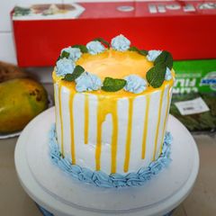 A picture of Mango and Coconut Cake.