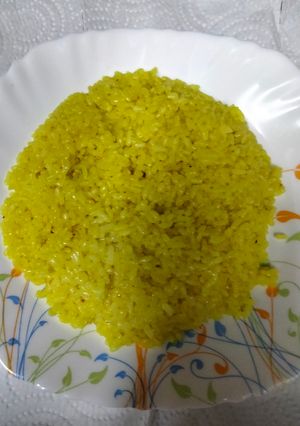 صورة لوصفة رز اصفر