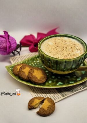 عکسی از دستور شیر دارچین عسلی + کارنامه کوکپدی۲۰۲۵☕️