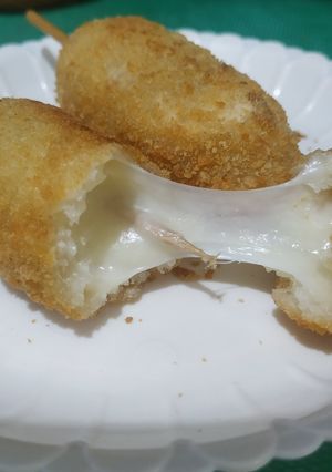 Foto resep Mozzarella corndog