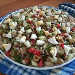 Salade de lentilles-レシピのメイン写真