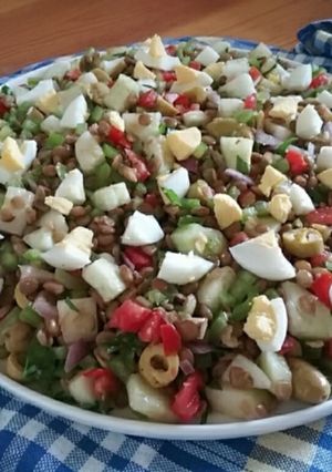 Une photo de Salade de lentilles