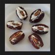 Cream and almond dates