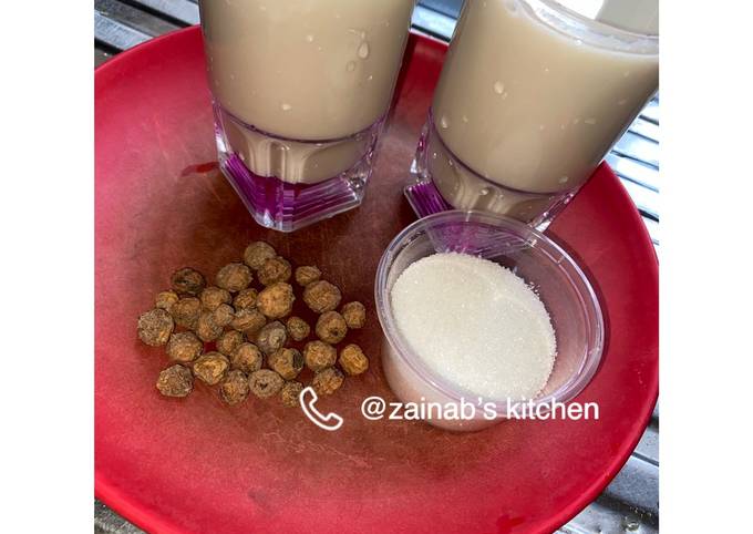 Refreshing Tiger Nut Milk 🥛 Drink Recipe By Zainabs Kitchen ️ Cookpad