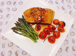 Hình của món Cá Hồi Sốt Teriyaki 👩‍🍳.