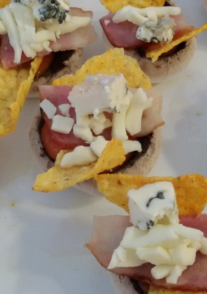Una foto de Champiñones con Doritos