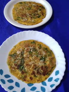 A picture of Moong dal chilla.