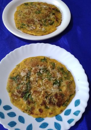 A picture of Moong dal chilla.