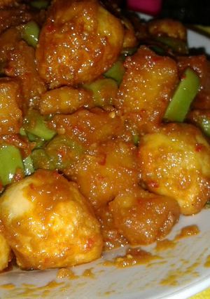 Foto resep Tumis buncis kentang n telur puyuh pedas !!