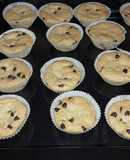 Chocolate chip cookie cupcakes