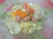 Gambar sayur sop sosis sapi