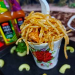 A picture of Peri Peri chicken spaghetti.