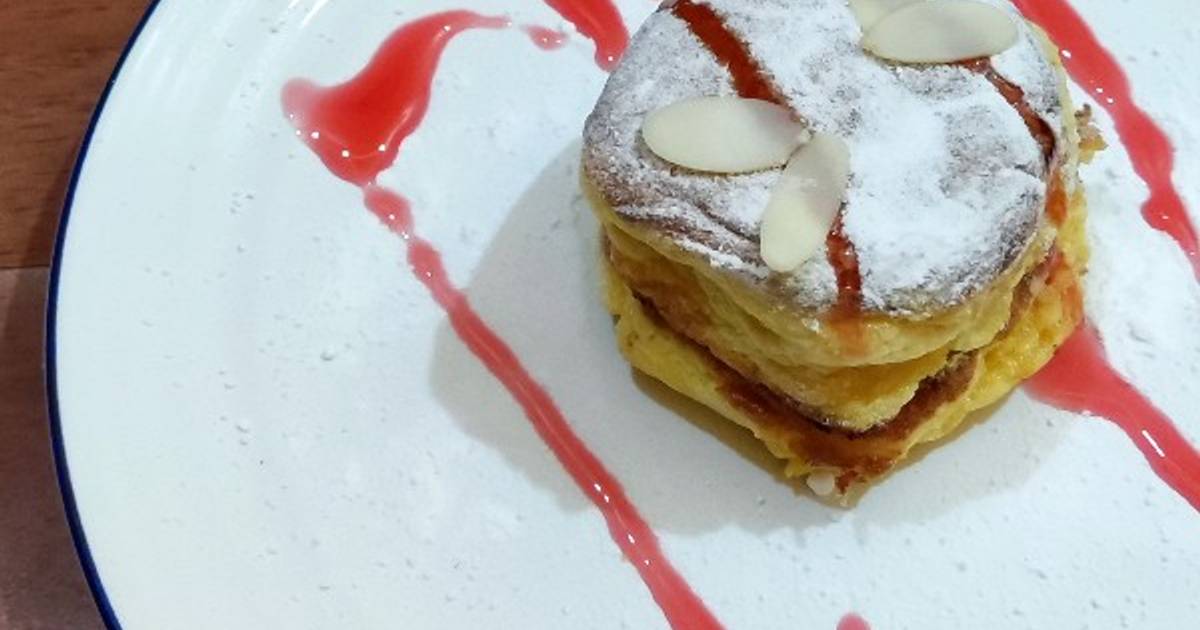 Resep 44. Souffle Pancake oleh Wulanda Green Cookpad
