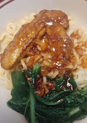 Foto resep Mi ayam kecap dadakan