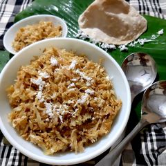 A picture of Cabbage Coconut Stir Fry.
