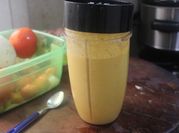Una foto de batidos de apio