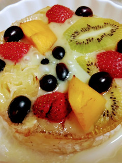 Foto de Brie com frutas