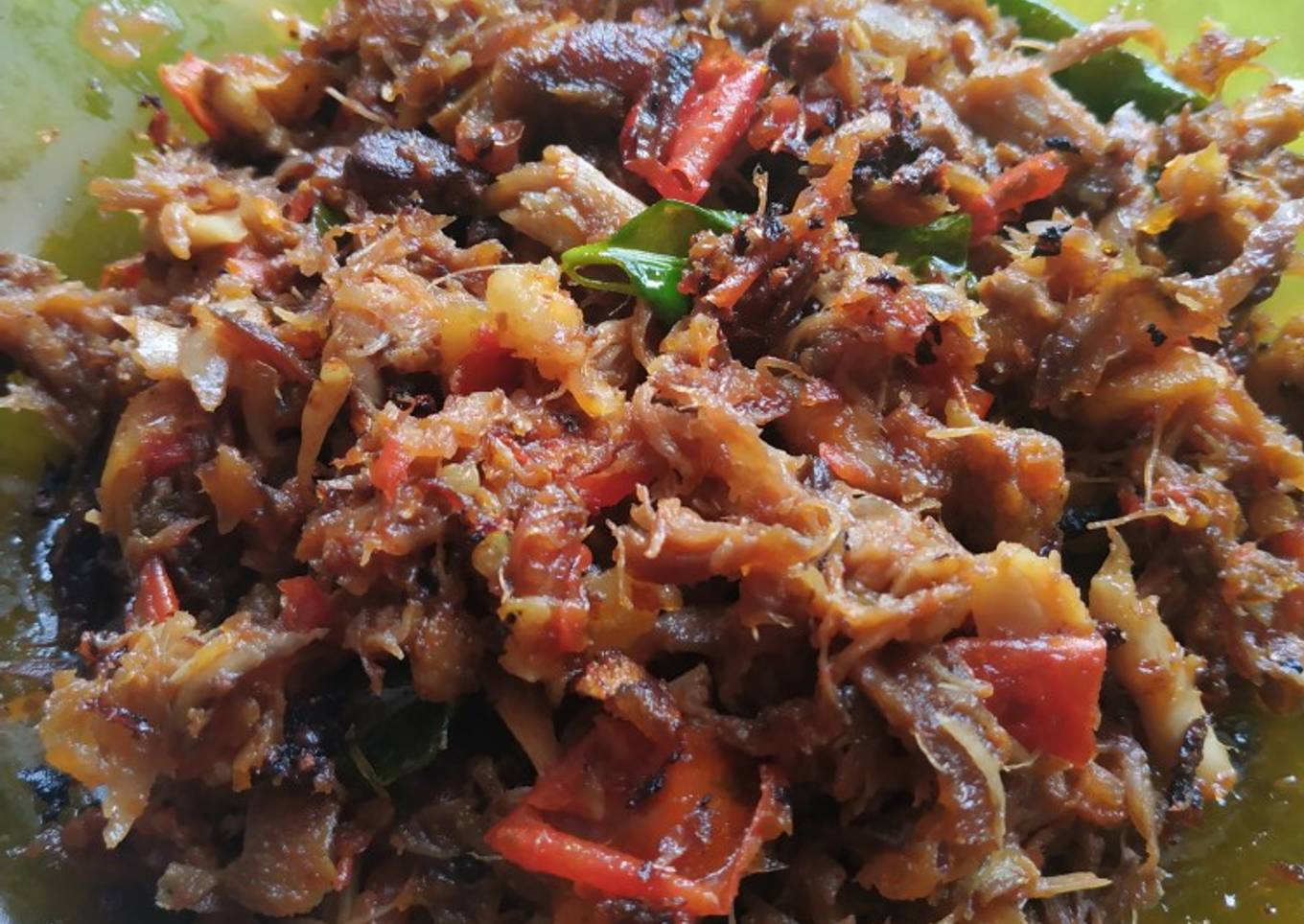 Ayam/Bebek suwir simpel