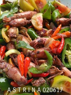 Foto resep Cumi Asin Mercon #BikinRamadanBerkesan
