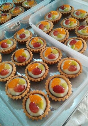 Foto resep Pie buah(kulit pie simple tanpa telur) enak renyah