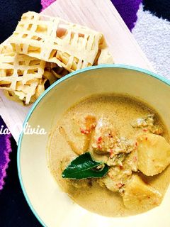 Foto resep Kare Sapi dan Roti Jala