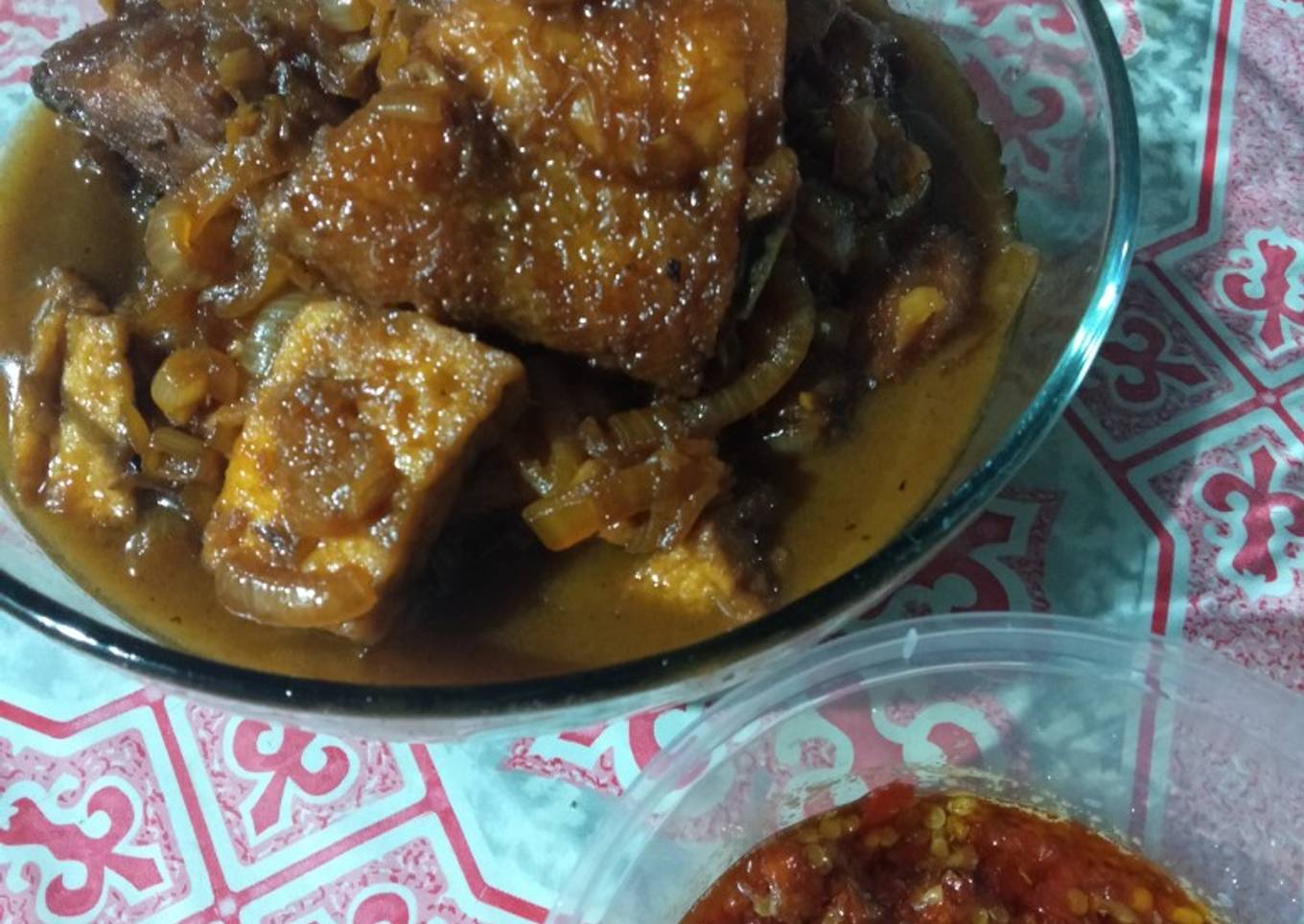 Ayam tahu kecap