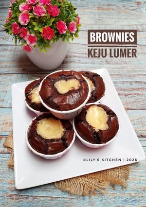 Foto resep 813.Brownies Keju Lumer