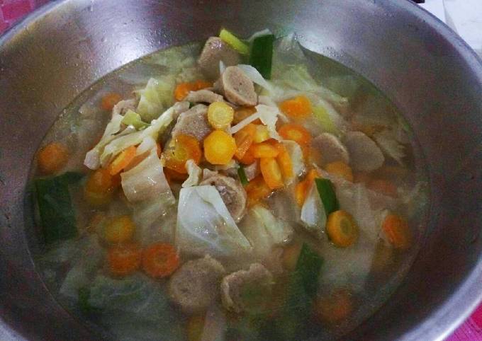 Resep Sop Sayur Bakso Oleh Nurul Laksmita Cookpad