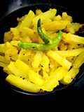 Fried potato with Poppy seedes (Bengali Dish)