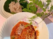 Gambar mie sagu kuah laksa