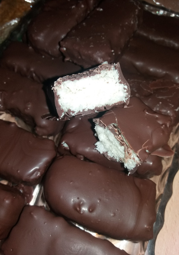 Una foto de Barritas de coco