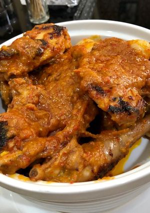 Foto resep Ayam panggang bumbu rujak