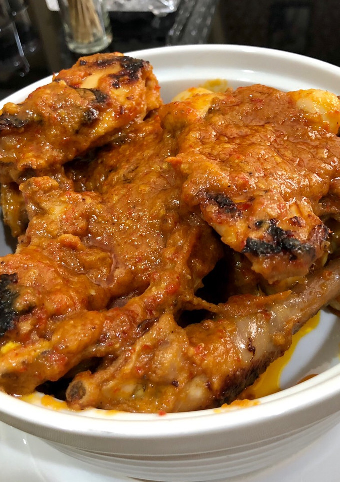 Foto resep Ayam panggang bumbu rujak