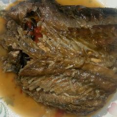 A picture of Smoked fish stew.