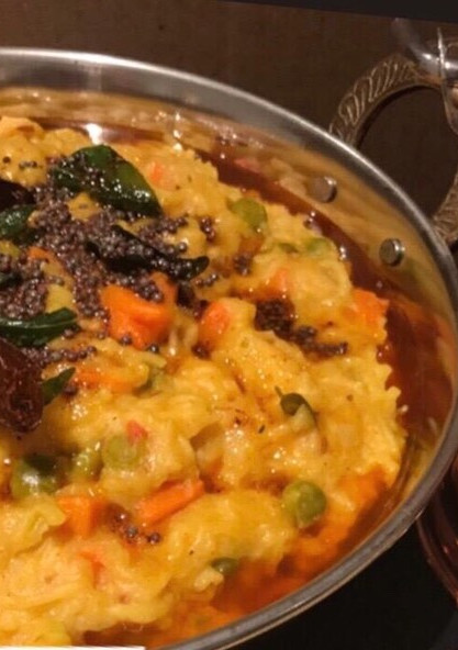A picture of Sambhar Sadam.