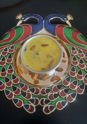 A picture of Poha kheer.