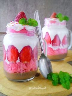 Foto resep Browncheese smoothberry