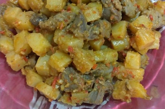Resep Sambal goreng kentang ati rempelo (hati ampela) Gampang