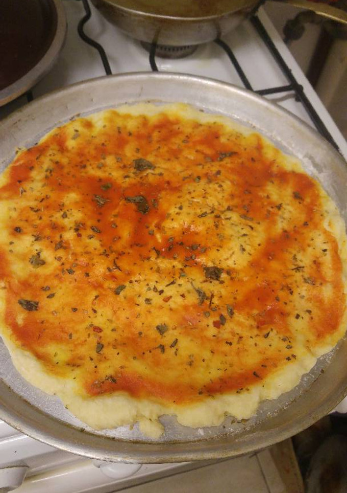 Una foto de La mejor masa de pizza sin TACC