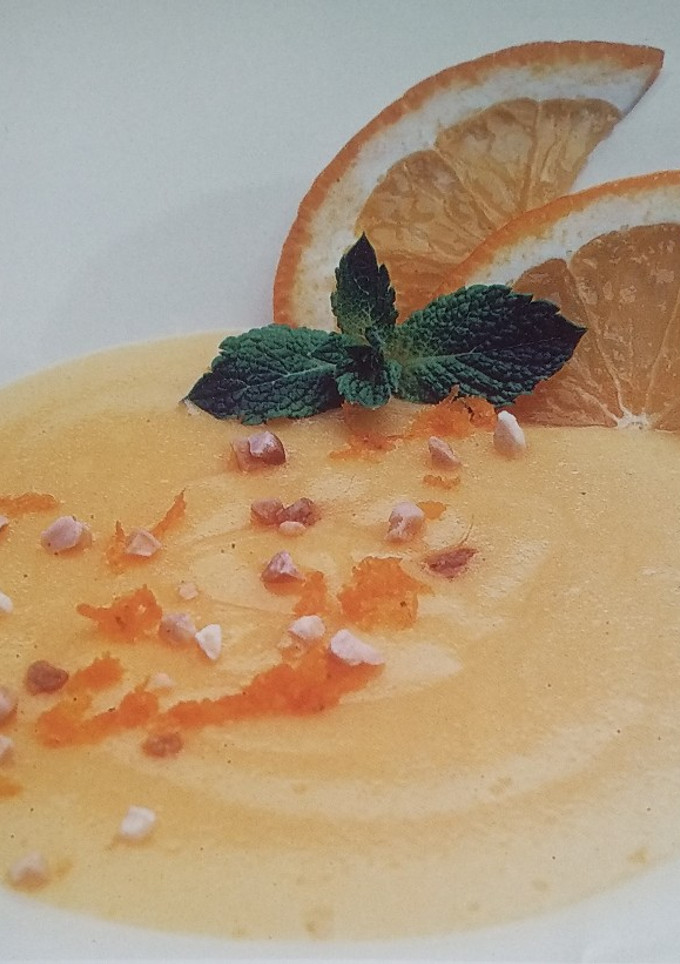 Una foto de Crema de naranja caramelizada