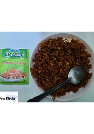Foto resep 🍲 Desaku Sambal Goreng Ikan Teri Tempe 🍲