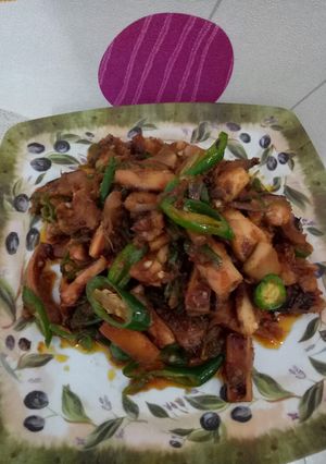 Foto resep Cumi bakar cabe ijo
