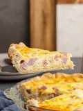 Ham and Swiss Quiche