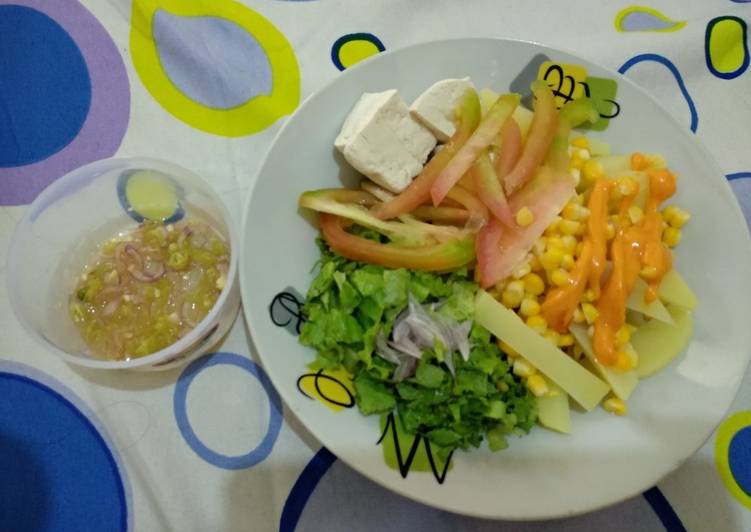 Bahan Salad sayur sambal asam #dietacne3 | Resep Bumbu Salad sayur sambal asam #dietacne3 Yang Paling Enak