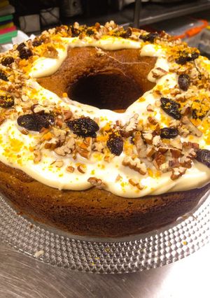 Una foto de Torta de zanahoria (Keke)
