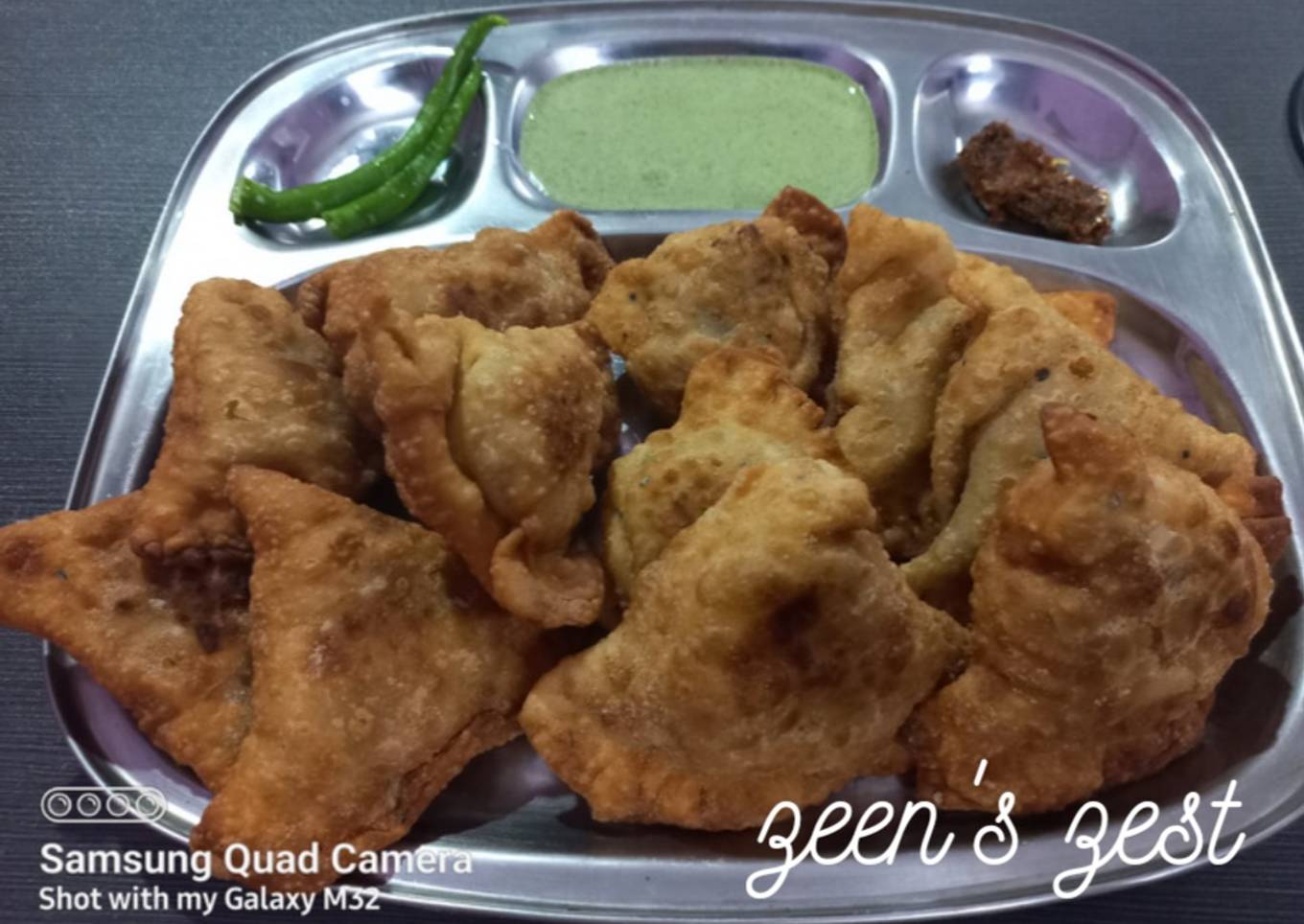 Matar Aloo Samosas