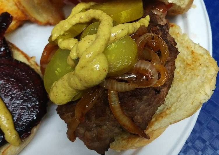 Recipe of Homemade Italiaburger inspired by Whataburger 60 &#39;s - early 70&#39;s